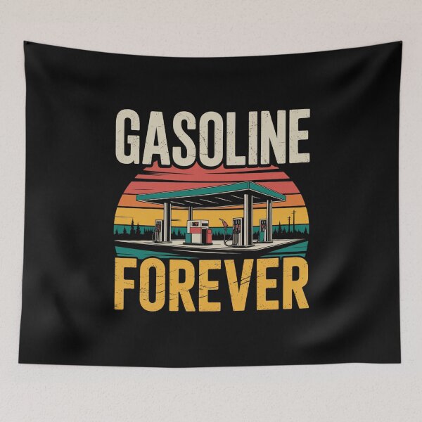 Item preview, Gasoline Forever Tshirt designed and sold by Jacky-Design.