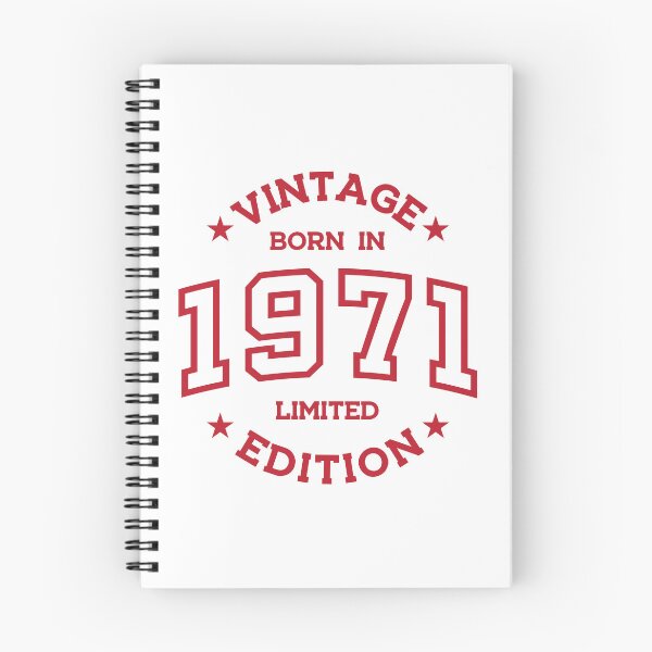 Item preview, Born in 1971 - Retro Style Print Red designed and sold by Viktor Milana.