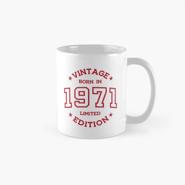 Item preview, Born in 1971 - Retro Style Print Red designed and sold by Viktor Milana.