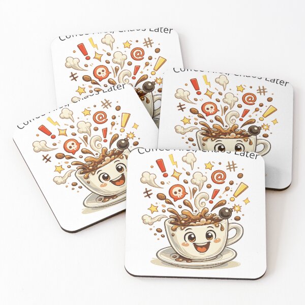 Item preview, Coffee First, Chaos Later designed and sold by Bruch-Studios.