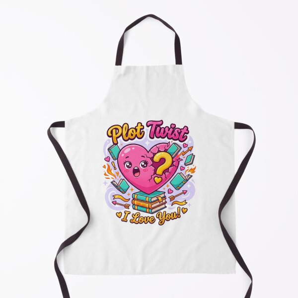 Item preview, Plot Twist Love - Kawaii Bookish Valentine Sticker designed and sold by OrikuStudio.