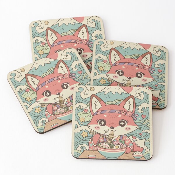 Item preview, Kitsune's Ramen Dream at Fuji designed and sold by FoxVibes.