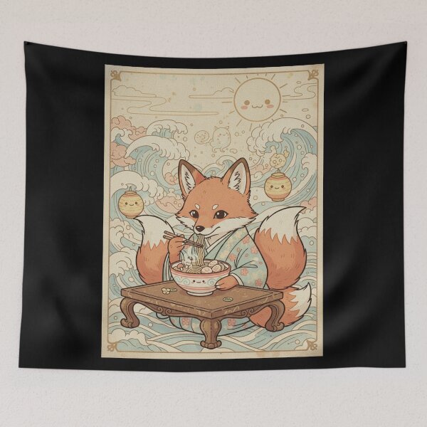 Item preview, Kitsune's Ramen Wave Feast designed and sold by FoxVibes.