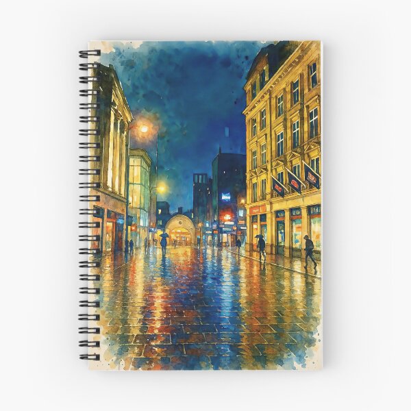 Item preview, Glasgow's Buchanan Street Watercolour  designed and sold by davidelder.