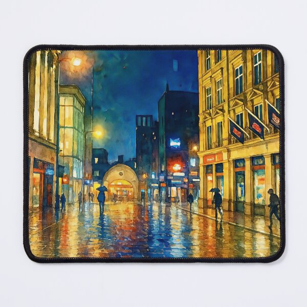 Item preview, Glasgow's Buchanan Street Watercolour  designed and sold by davidelder.