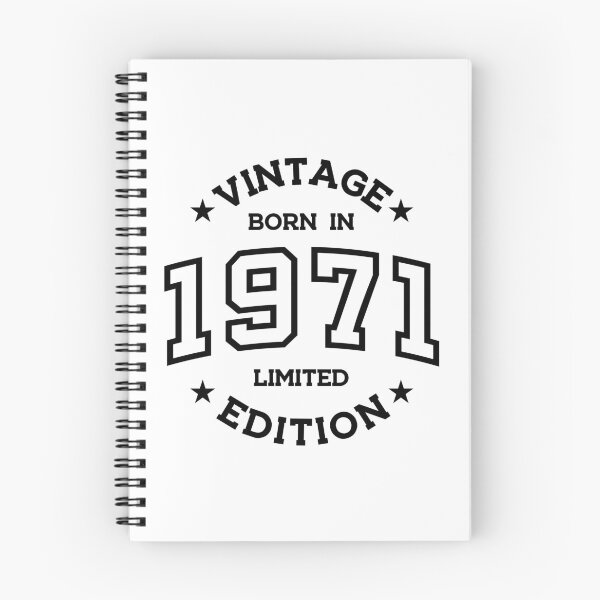 Item preview, Born in 1971 - Retro Style Print Black designed and sold by Viktor Milana.