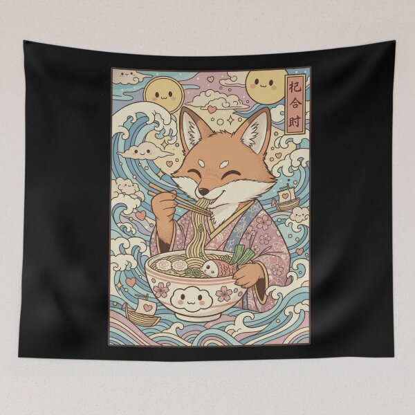 Item preview, Kitsune's Pastel Noodle Dream designed and sold by FoxVibes.