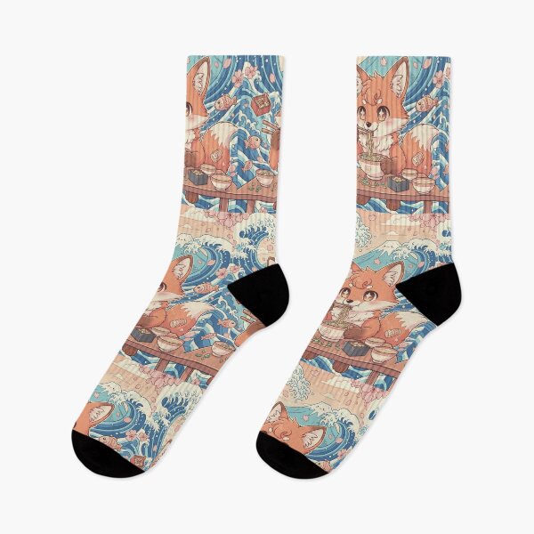 Item preview, Kawaii Kitsune's Ramen Wave Adventure designed and sold by FoxVibes.