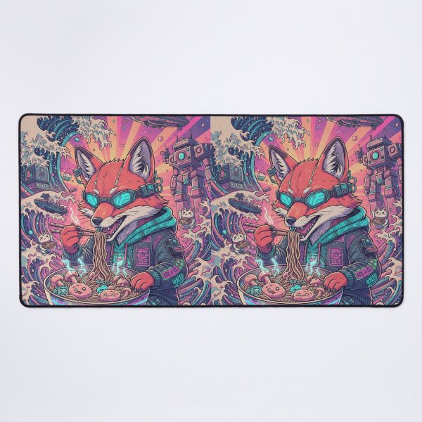 Item preview, Cyber Fox Ramen Wave Surge designed and sold by FoxVibes.