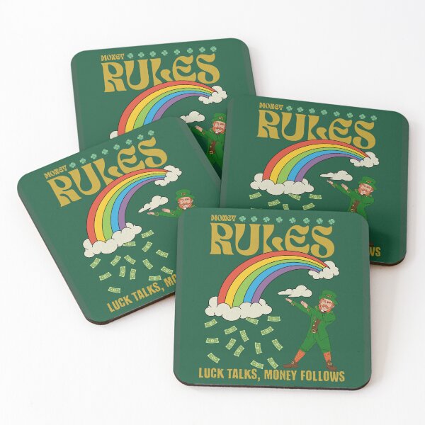 Item preview, Luck Talks Money Follows – St. Patrick’s Day Art designed and sold by deslydesign.