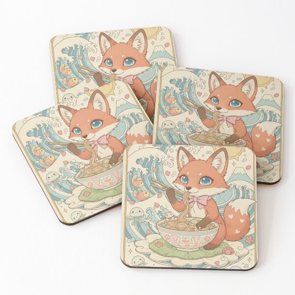 Item preview, Kitsune's Great Ramen Wave designed and sold by FoxVibes.