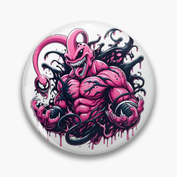Item preview, Demonio simbionte rosa: arte de fusión de monstruos de anime oscuro designed and sold by Dyan4.