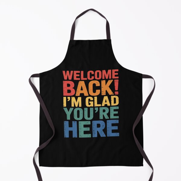 Item preview, Welcome Back Im Glad Youre Here Retro Classroom Positivity Art designed and sold by flagylART.