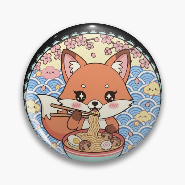 Item preview, Slurping Fox Ramen Delight designed and sold by FoxVibes.