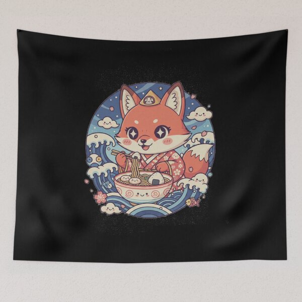 Item preview, Kitsune's Great Ramen Wave designed and sold by FoxVibes.
