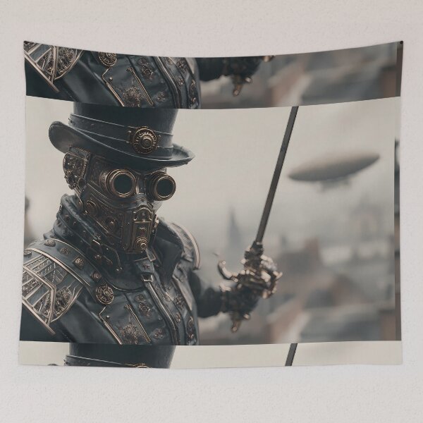 Item preview, Old Enigmatic Avenger Journey Through Time Art designed and sold by ART ATTACK ZONE.