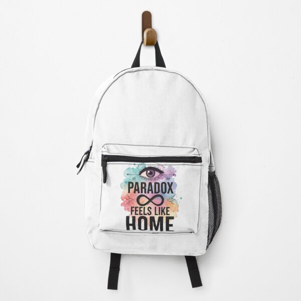 Item preview, Paradox Feels Like Home Minimalist Philosophy Quote designed and sold by CleanDecor.