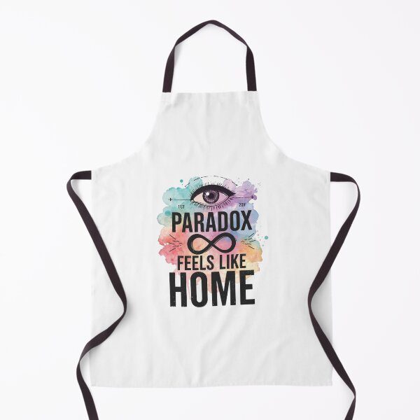 Item preview, Paradox Feels Like Home Minimalist Philosophy Quote designed and sold by CleanDecor.