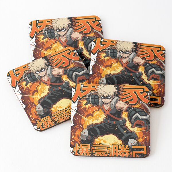 Item preview, King of Explosions Anime Boy - Orange Action Hero Aesthetic Art designed and sold by MugenAnime.