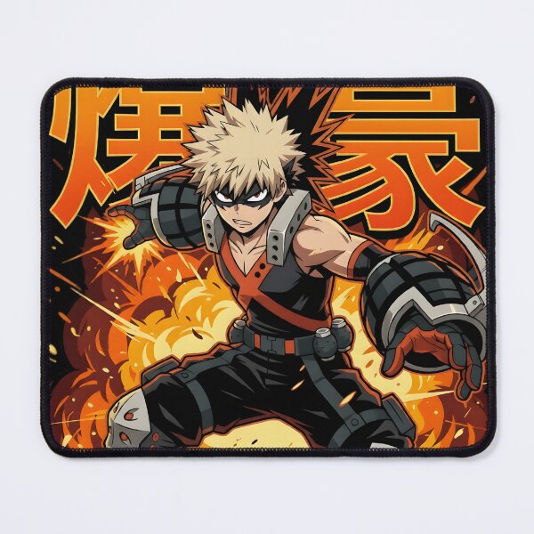 Item preview, King of Explosions Anime Boy - Orange Action Hero Aesthetic Art designed and sold by MugenAnime.