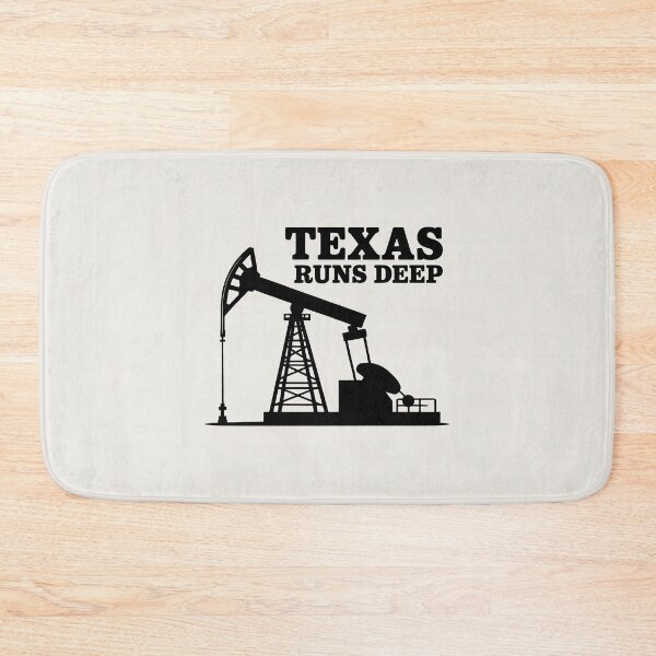 Item preview, Texas Runs Deep Industrial Oil Rig Lone Star State Pride Art designed and sold by SplashTastic.