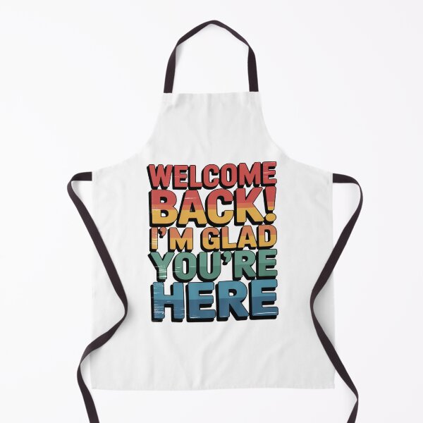 Item preview, Welcome Back Im Glad Youre Here Retro Classroom Positivity Art designed and sold by flagylART.