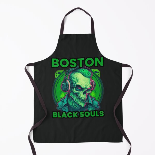 Item preview, Boston Black Souls Zombie Gamer T-Shirt designed and sold by MKBgdesign.