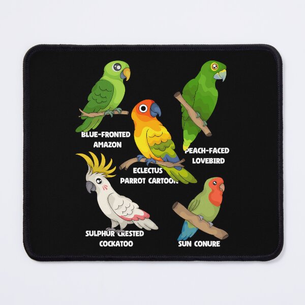 Item preview, Parrot Species Budgerigar Cockatoo Pet Parrot designed and sold by DSWShirts.