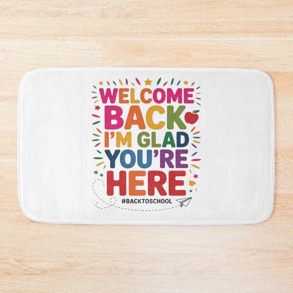 Item preview, Welcome Back Classroom Quote – Colorful Back to School Teacher Gift designed and sold by flagylART.