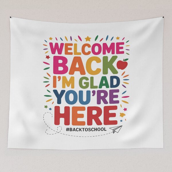 Item preview, Welcome Back Classroom Quote – Colorful Back to School Teacher Gift designed and sold by flagylART.