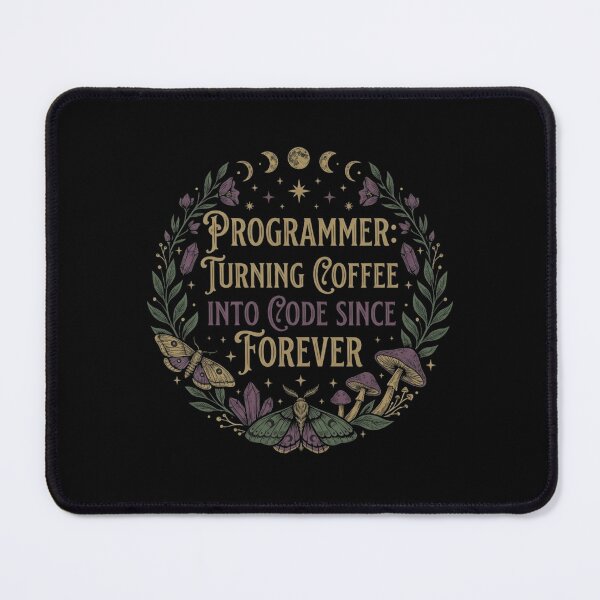 Item preview, Programmer Turning Coffee Into Code Botanical Cottagecore designed and sold by anass002.