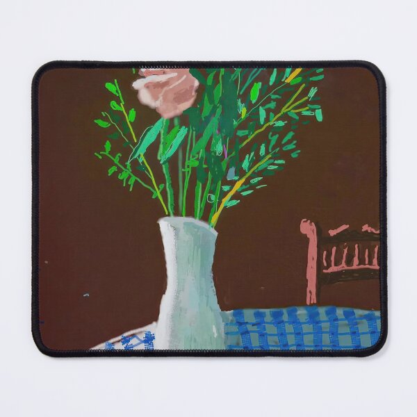 Item preview, 4th February 2021, Flowers In White Vase With Chair By David Hockney designed and sold by Tommypaitersy.
