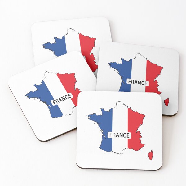 Item preview, FRANCE Flag Map designed and sold by with love, Amy.