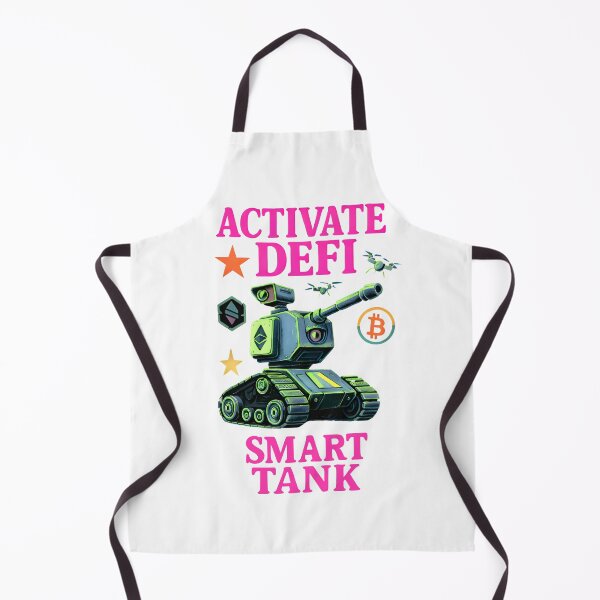 Item preview, DeFi Smart Tank - Military Crypto Division - Ethereum Bitcoin Tactical Art designed and sold by BitCrop.