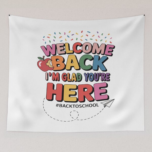 Item preview, Welcome Back Classroom Quote – Colorful Back to School Teacher Gift designed and sold by flagylART.