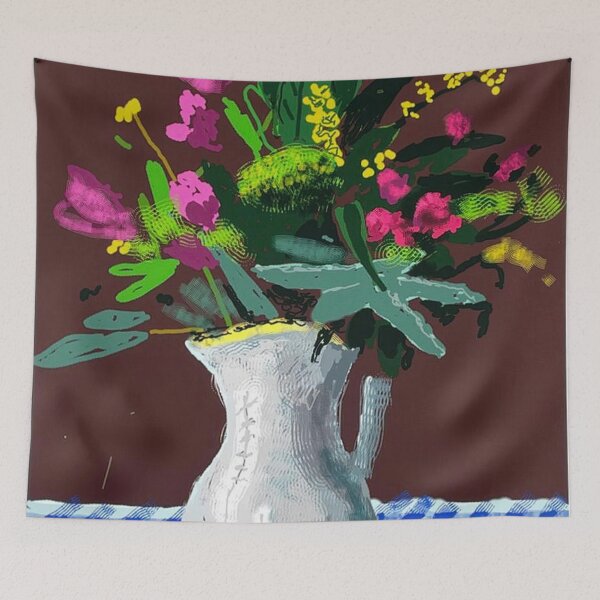 Item preview, 15th March 2021, Flowers In A Jug By David Hockney designed and sold by Tommypaitersy.
