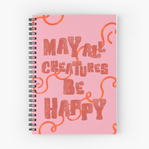 Item preview, May All Beings Be Happy - 70s Typographic Duotone Art - Metta Meditation designed and sold by soupbreakfast.