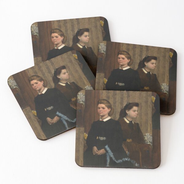 Item preview, The Bellelli Sisters by Edgar Degas: Elegant Impressionist Portrait Poster designed and sold by artofuniverse.