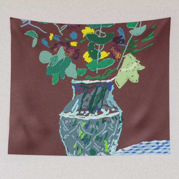 Item preview, 25th March, 2021, Flowers On The Table Edge By David Hockney designed and sold by Tommypaitersy.