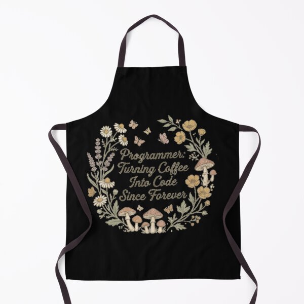 Item preview, Programmer Turning Coffee Into Code Botanical Floral designed and sold by anass002.