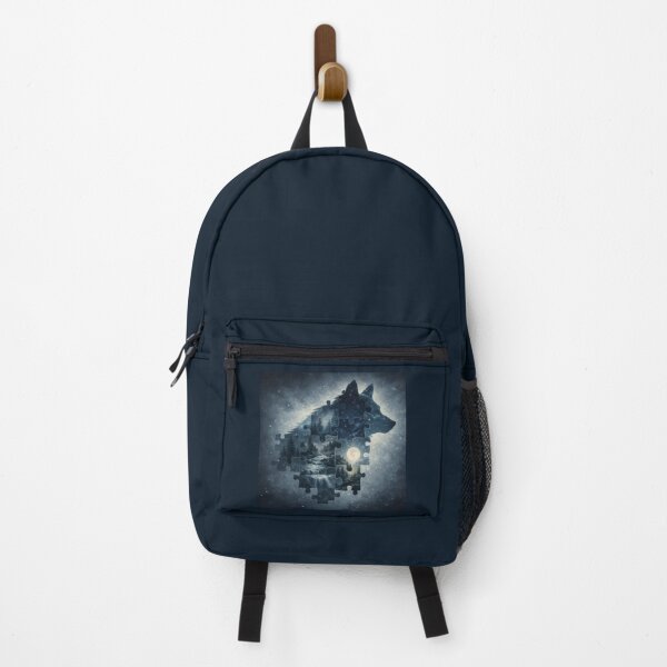 Item preview, Puzzle Wolf — Moonlit Forest Ecosystems designed and sold by GeoWild Designs.