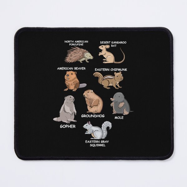 Item preview, North American Rodent Species Beaver Gopher Squirrel designed and sold by DSWShirts.