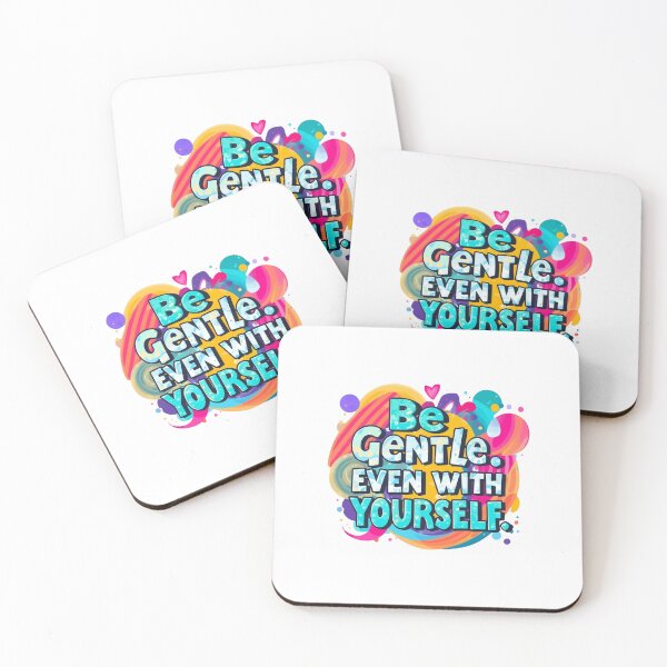 Item preview, Be Gentle Even With Yourself Mindful Quote designed and sold by CleanDecor.