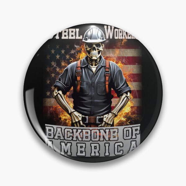Item preview, Steel Workers Backbone of America T-Shirt  designed and sold by MKBgdesign.