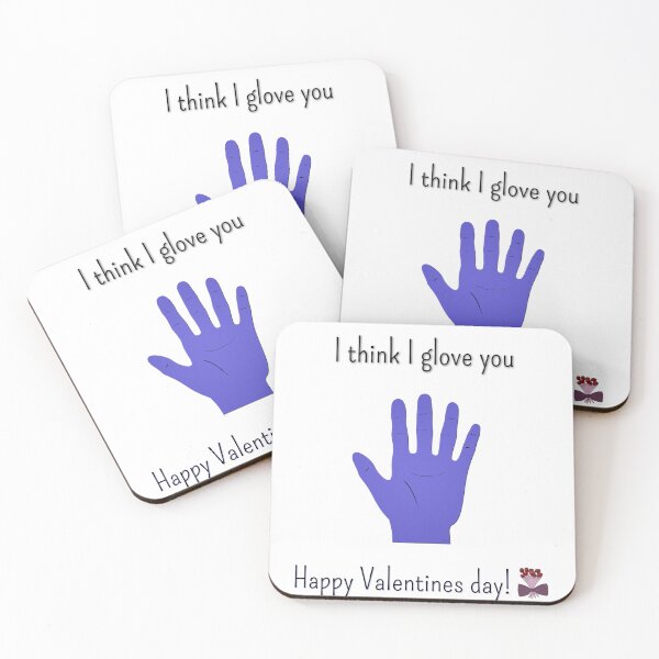 Item preview, I think I glove you. Happy Valentines day  designed and sold by Tamm-art.