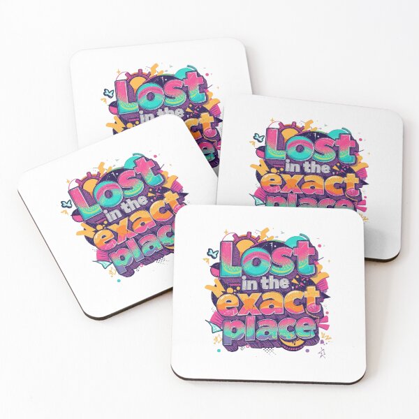 Item preview, Lost in the Exact Place Abstract Philosophy Quote designed and sold by CleanDecor.