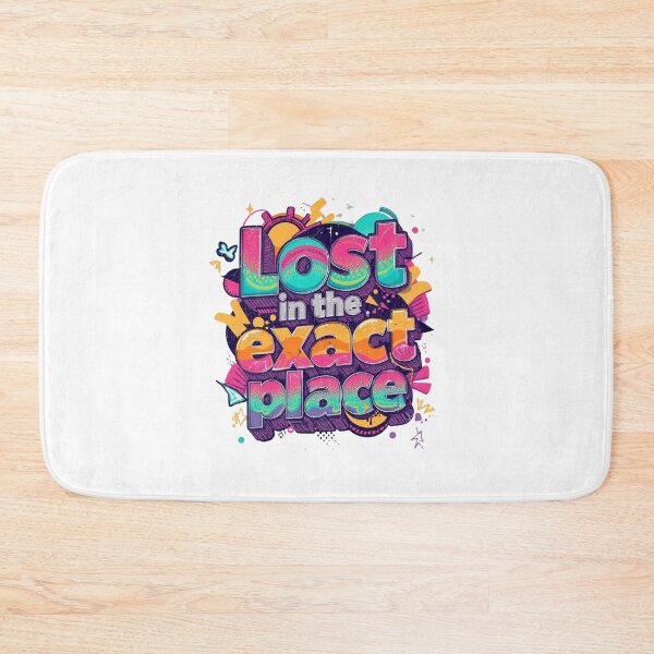 Item preview, Lost in the Exact Place Abstract Philosophy Quote designed and sold by CleanDecor.