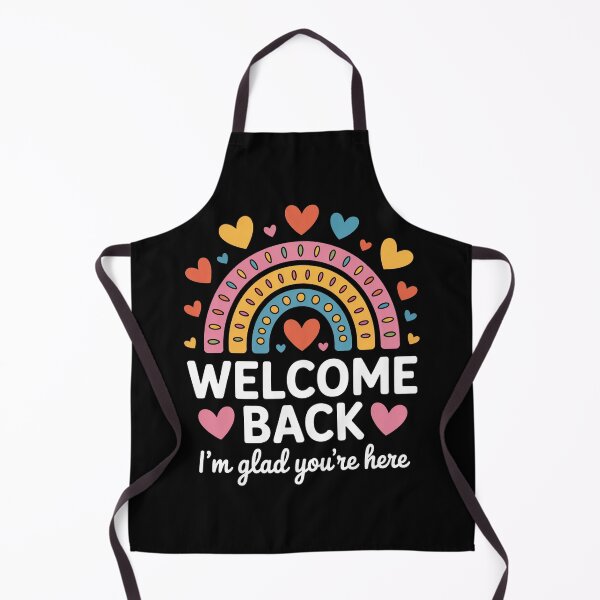 Item preview, Welcome Back Rainbow Quote – I’m Glad You’re Here Classroom Art designed and sold by flagylART.