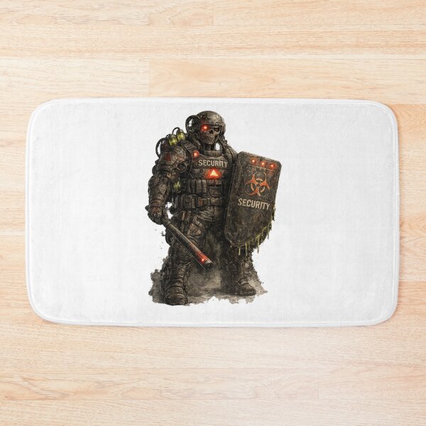 Item preview, Infected Security Robot – Dark Sci-Fi Horror Illustration designed and sold by wait4signal.