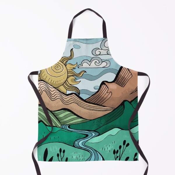Item preview, Earthy Boho Landscape Illustration designed and sold by Avara-Creative.